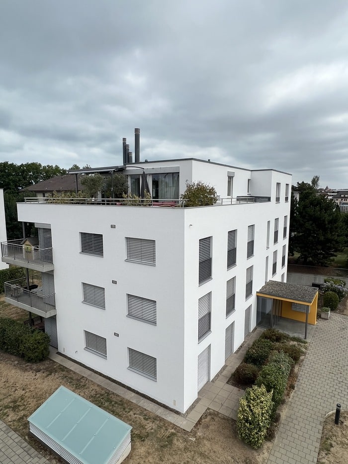 Rénovation de façade dans le canton de Fribourg