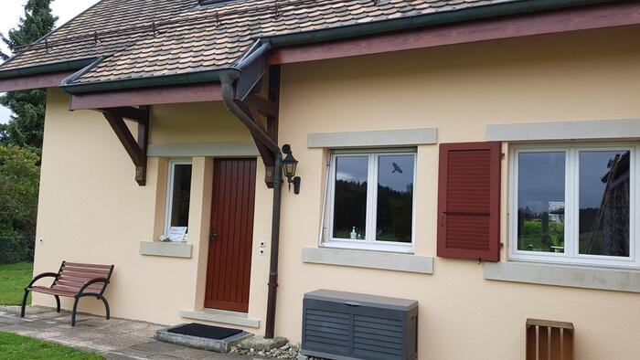 Rénovation de façade par Madéco Peinture dans le canton de Fribourg